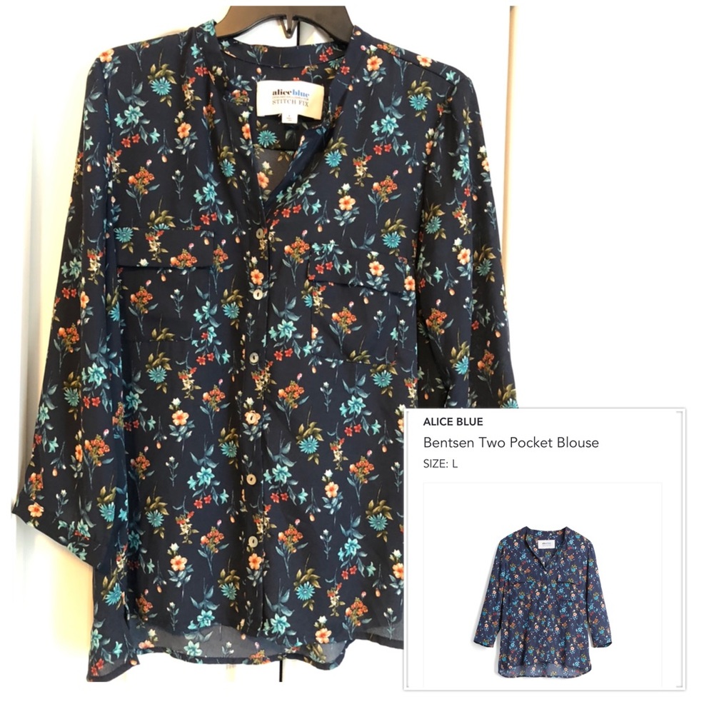 Stitch Fix Floral Blouse